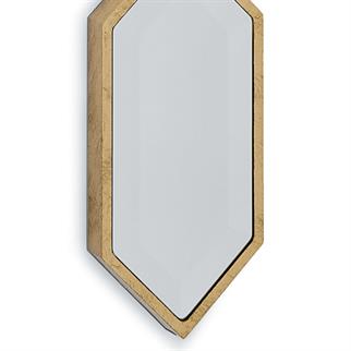 Regina Andrew Triple Diamond Panel Gold Mirror