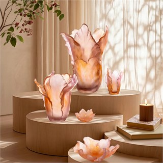 Tulipe Bowl - Medium - Amber Rose
