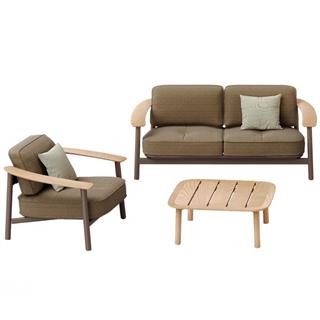 Emu Twins Indian Brown 2-Seater Sofa