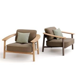 Emu Twins Indian Brown Lounge Armchair