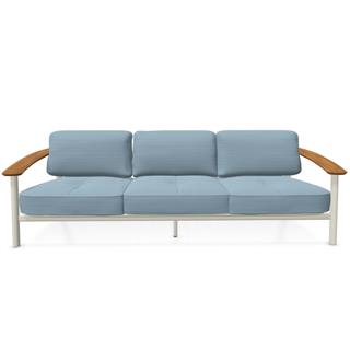 Emu Twins White 3-Seater Sofa