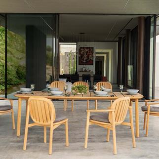 Emu Twins Teak Rectangular Dining Table