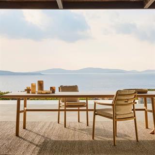 Ukiyo Teak Yemek Masası - Ceramic Scisto - 270 cm