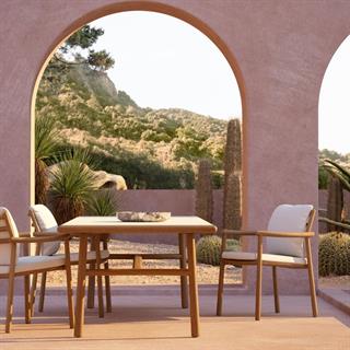 Ukiyo Teak Yemek Masası - Ceramic Scisto - 270 cm