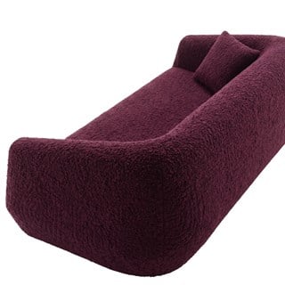 Ligne Roset Uncover Aubergine Large Sofa
