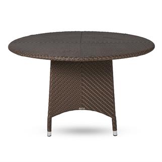 Alfresco Valencia Java Brown Yuvarlak Masa