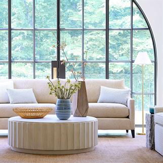 Mitchell Gold+Bob Williams Venice White Orta Sehpa