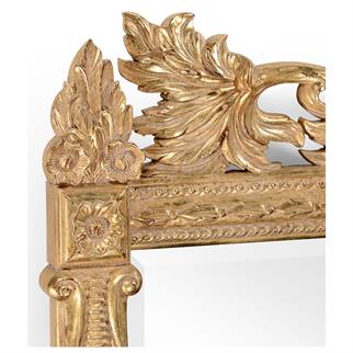 Jonathan Charles Versailles Light Antique Silver Mirror