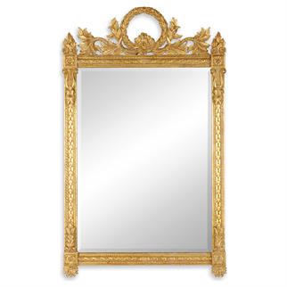 Jonathan Charles Versailles Light Antique Gold Mirror