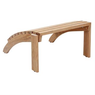 Alfresco Vicenza Teak Puf