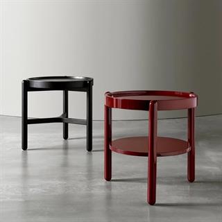 Meridiani Vittorio 50 Black Alçak Yan Sehpa