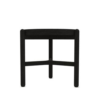 Meridiani Vittorio 50 Black Alçak Yan Sehpa