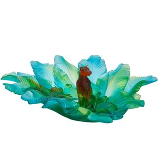 Voyage Tropical Dekoratif Kase - Bleu, Amber, Green