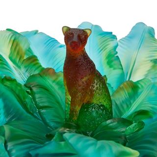 Voyage Tropical Dekoratif Kase - Bleu, Amber, Green