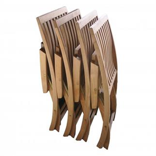 Gloster Weston Folding Side Chair