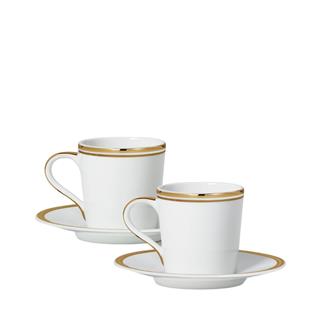 Wilshire-Espresso Cup & Saucer-S/2- Gold