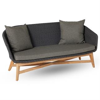 Kayu Teak Wina İkili Kanepe