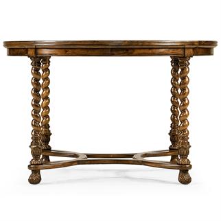 Jonathan Charles Windsor Round Walnut Dining Table
