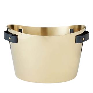 Ralph Lauren Wyatt Brass Ice Bucket