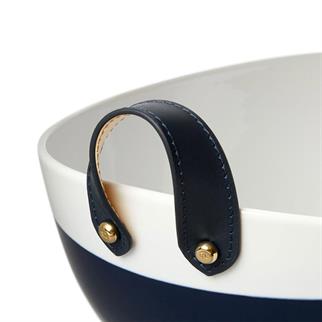 Ralph Lauren Wyatt Navy White Salad Bowl