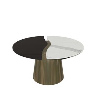 Bontempi Casa Yang 60 Oak Yuvarlak Yan Sehpa