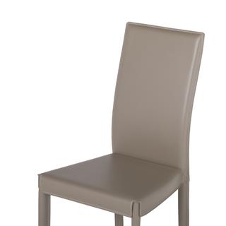 Sillc Yaris Dark Taupe Armless Chair