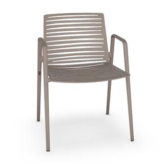 Fast Zebra Pearly Gold Kollu Sandalye