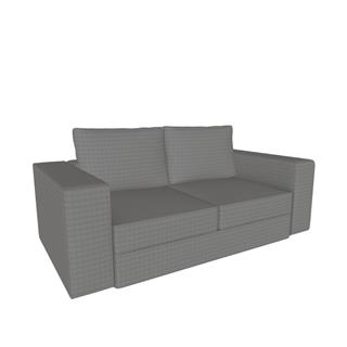 Zenit İkili Kanepe-Covering Grey Melange (TETA007)