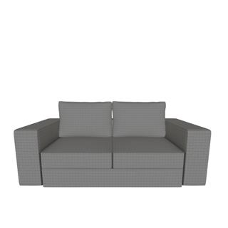 Zenit İkili Kanepe-Covering Grey Melange (TETA007)