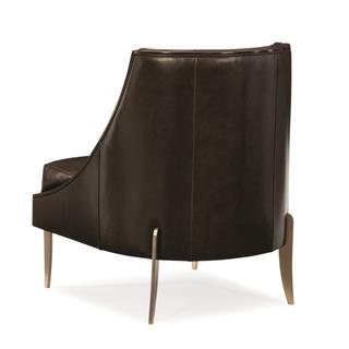 Zephyr Tekli Koltuk - Legs Smoked Bronze - Body (9121- 78CC) Leather