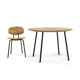 Ethimo Agave Natural Teak Black Kolsuz Sandalye