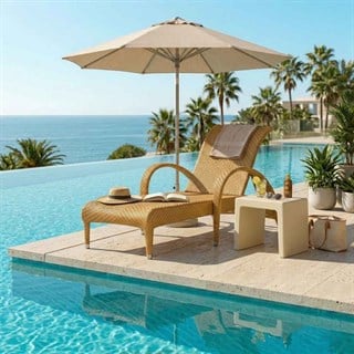 Alfresco Amazon Honey Şezlong