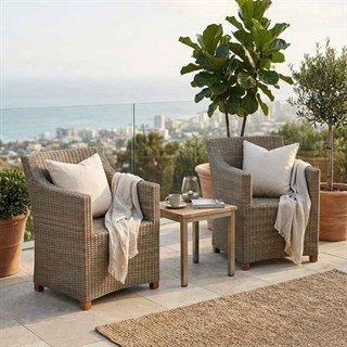 Alfresco Binjai Weathered Capu Armchair