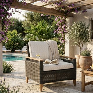 Alfresco Catarina Black Koltuk