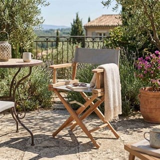 Alfresco Ciano Teak Rejisör Sandalye