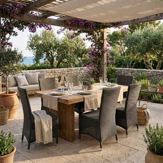 Alfresco Daryll Brown Armless Chair