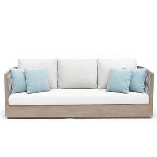 Alfresco Dominic Carrie Rustic Teak Seating Set