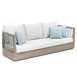 Alfresco Dominic Carrie Rustic Teak Seating Set