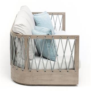 Alfresco Dominic Carrie Rustic Teak Seating Set