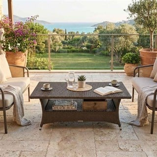 Alfresco Hamilton Dikdörtgen Antic Bronze Orta Sehpa