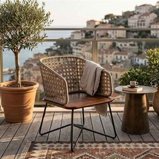 Alfresco Lounge Mink Armchair