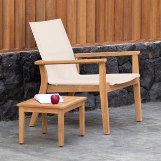 Alfresco Napoli Lounge Taupe Sandalye