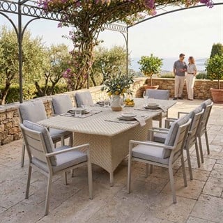 Alfresco Valencia New White Yemek Masası