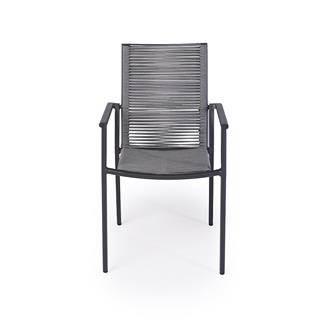 Nuu Garden Anthracite Dining Chair with Arms
