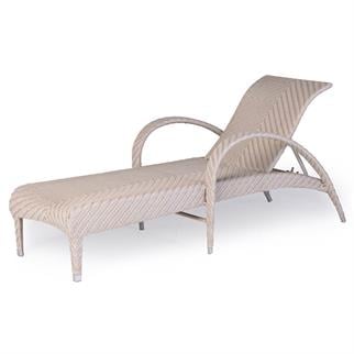Alfresco Amazon White Şezlong