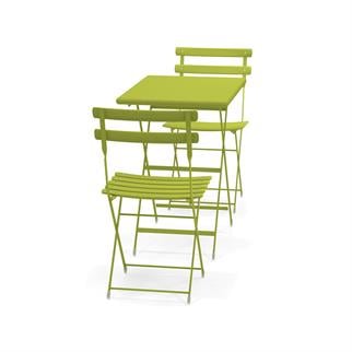 Emu Arc en Ciel Green Table and Chair Set