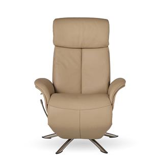 Balance Tekli Koltuk-(Medium)-Fabric Soleda Deri (44) Khaki (449)-Base Brushed