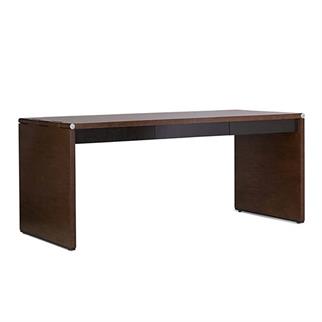 Barnes Konsol-Sawn Oak-3 Drawers-Polished Stainless Steel