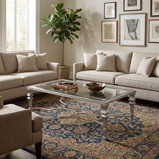 Bassett Mirror Sylvia Dikdörtgen Orta Sehpa