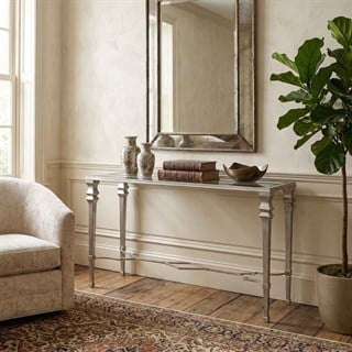 Bassett Mirror Sylvia Silver Konsol